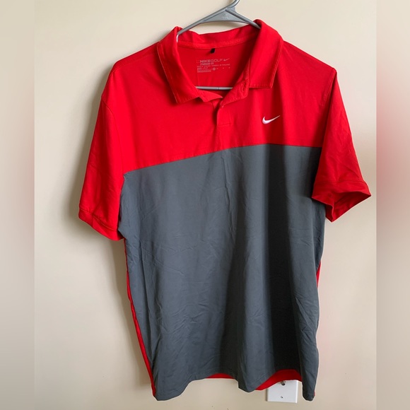 Men’s Nike Golf Dri-Fit short sleeve shirt - Picture 1 of 4